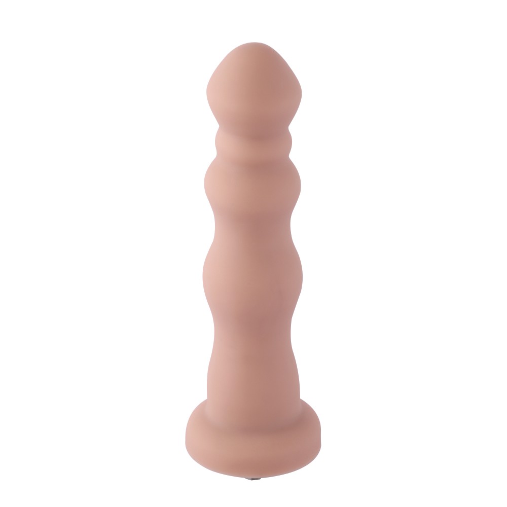 Hismith 18,03 cm korálkový silikonový anální dildo pro Hismith Premium Sex Machine se systémem KlicLok, 16,00 cm použitelná délk