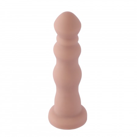 Hismith 18,03 cm korálkový silikonový anální dildo pro Hismith Premium Sex Machine se systémem KlicLok, 16,00 cm použitelná délk