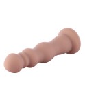 Hismith 18,03 cm korálkový silikonový anální dildo pro Hismith Premium Sex Machine se systémem KlicLok, 16,00 cm použitelná délk