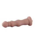 Hismith 18,03 cm korálkový silikonový anální dildo pro Hismith Premium Sex Machine se systémem KlicLok, 16,00 cm použitelná délk