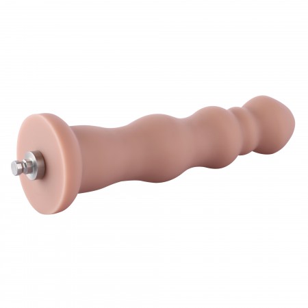 Hismith 18,03 cm korálkový silikonový anální dildo pro Hismith Premium Sex Machine se systémem KlicLok, 16,00 cm použitelná délk