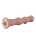 Hismith 18,03 cm korálkový silikonový anální dildo pro Hismith Premium Sex Machine se systémem KlicLok, 16,00 cm použitelná délk