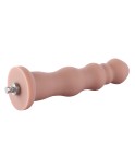 Hismith 18.03cm Silikon-Analdildo mit Perlen für Hismith Premium Sex Machine mit KlicLok-System, 16.00cm Einstecklänge, Umfang 1