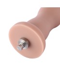 Hismith 18,03 cm korálkový silikonový anální dildo pro Hismith Premium Sex Machine se systémem KlicLok, 16,00 cm použitelná délk
