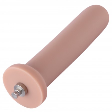 Dildo anale in silicone liscio Hismith da 17,52 cm per macchina del sesso Hismith Premium con sistema KlicLok, lunghezza inserib