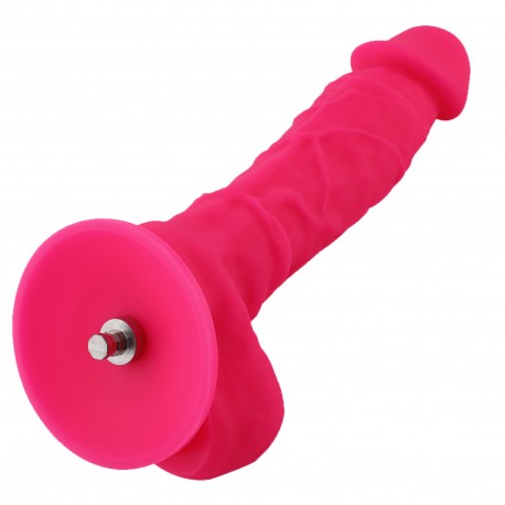 Hismith 22,86 cm silikondildo för Hismith Premium Sexmaskin med KlicLok-system, 17,27 cm infällbar längd, omkrets 14,32 cm diame