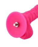 Hismith 22,86 cm silikondildo för Hismith Premium Sexmaskin med KlicLok-system, 17,27 cm infällbar längd, omkrets 14,32 cm diame