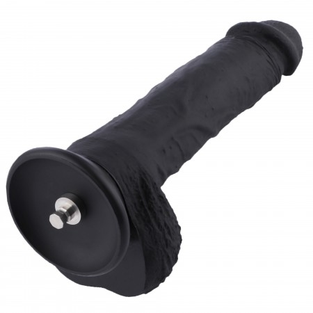 Dildo in silicone flessibile Hismith 21,08 cm per macchina sessuale Hismith Premium con sistema KlicLok, lunghezza inseribile 14