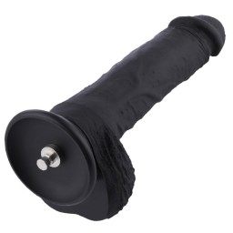 Hismith 21.08cm Flexible Silicone Dildo for Hismith Premium Sex Machine with KlicLok System, 14.98cm Insertable Length, Girth 14