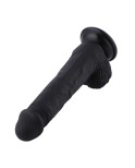 Hismith 21,08 cm flexibilní silikonové dildo pro Hismith Premium Sex Machine se systémem KlicLok, 14,98 cm použitelná délka, obv