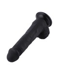 Hismith 21.08cm fleksibel silikondildo til Hismith Premium sexmaskin med KlicLok-system, 14,98 cm innsatsbar lengde, omkrets 14,