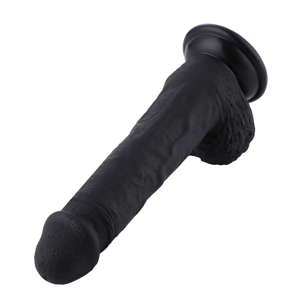 Hismith 21.08cm Flexible Silicone Dildo for Hismith Premium Sex Machine with KlicLok System, 14.98cm Insertable Length, Girth 14