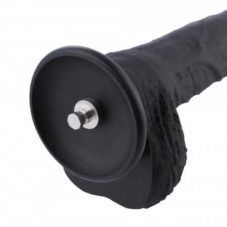 Hismith 21.08cm fleksibel silikone Dildo til Hismith Premium sexmaskine med KlicLok-system, 14,98 cm Indsatbar længde, Omkrets 1