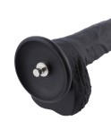 Hismith 21.08cm fleksibel silikone Dildo til Hismith Premium sexmaskine med KlicLok-system, 14,98 cm Indsatbar længde, Omkrets 1