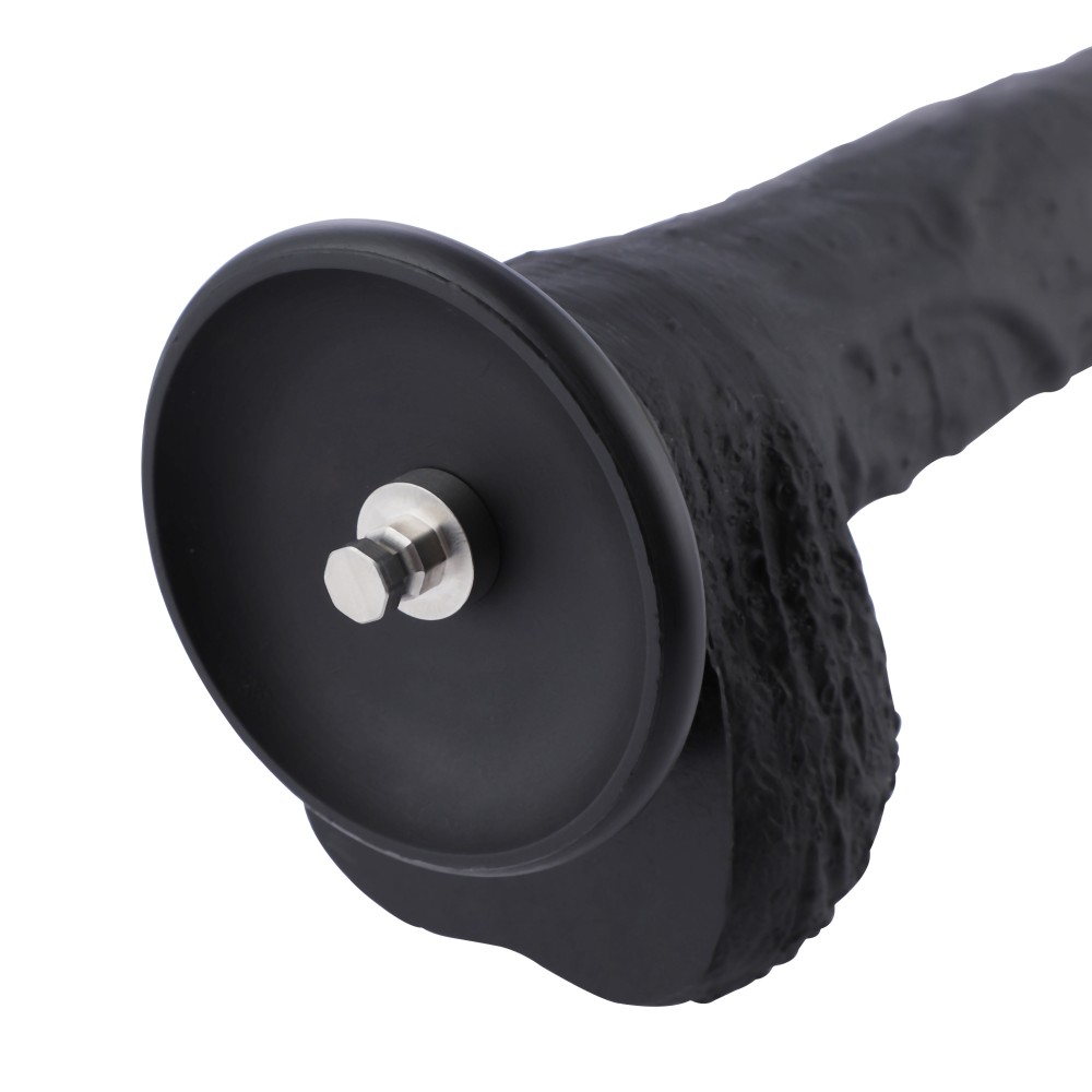 Hismith 21.08cm Flexible Silicone Dildo for Hismith Premium Sex Machine with KlicLok System, 14.98cm Insertable Length, Girth 14
