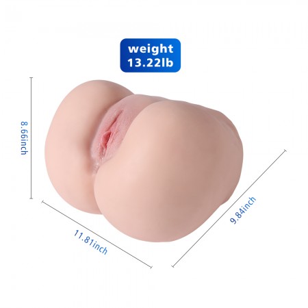 3D realistická masturbátorská panenka s velkými zadky, těsné kanály pro muže, masturbace, vagína, anální sex