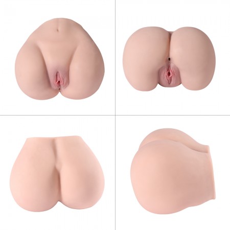 3D realistisk masturbator sexdukke med store røv stramme kanaler for mænd onani Vagina Analsex
