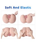 3D Realistic Masturbator Sex Doll with Big Ass Tight Canals for Men Masturbation Vagina Anal Sex