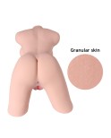 Lauren 19 kg Livsstørrelse for voksne legetøj Kvinder Torso sexdukke til mænd, mandlig masturbator fisse røv med skelet-3D