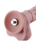 9.1" Silicone Dildo for Hismith Sex Machine with Kliclok System Connector, 7.5" Insertable Length,Flesh