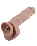 Dildo in silicone Hismith 9 ", 6,5" diametro inseribile 2,0 "(connettore KlicLok) - Flesh