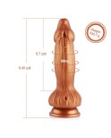 Hismith 24 cm Silikon-Dildo mit KlicLok-System für Hismith Premium-Sexmaschinen, 17 cm Länge zum Einführen, Gurt 19 cm Durchmess