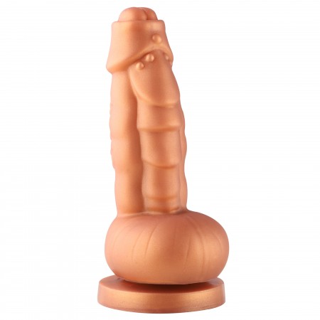 Hismith 8,1" Squamule Silikon-Dildo mit KlicLok-System für Hismith Premium-Sexmaschinen, 5,9" einsteckbare Länge, Umfang 6,9" Du