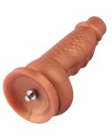 Hismith 8.1 "Silikonowe dildo z płaską wyściółką z systemem KlicLok do seksu Hismith Premium, 5,9" Długość wkładki, obwód 6,9 "Ś