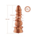 Hismith 8,46 "Spiral Grain Silicone Dildo with KlicLok System for Hismith Premium Sex Machine, 6.69" Insert-able Length, Omthet 