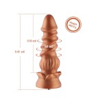 Hismith 21.48 cm Spiralkorn-Silikon-Dildo mit KlicLok-System für Hismith Premium-Sexmaschinen, 16.99 cm Länge zum Einführen, Umf