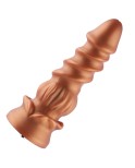 Hismith 21.48 cm Spiralkorn-Silikon-Dildo mit KlicLok-System für Hismith Premium-Sexmaschinen, 16.99 cm Länge zum Einführen, Umf