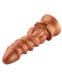 Hismith 21.48 cm Spiralkorn-Silikon-Dildo mit KlicLok-System für Hismith Premium-Sexmaschinen, 16.99 cm Länge zum Einführen, Umf