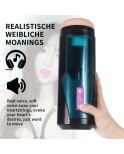 Tryck Masturbation Cup med 9 frekvensvibrationer för Hismith Premium Sex Machine med KlicLok-system