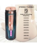 Thrusting Masturbation Cup s 9 frekvenčními vibracemi pro Hismith Premium Sex Machine se systémem KlicLok