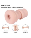 Schub-Masturbationsbecher mit 9-Frequenz-Vibration für Hismith Premium Sex Machine mit KlicLok-System