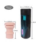 Schub-Masturbationsbecher mit 9-Frequenz-Vibration für Hismith Premium Sex Machine mit KlicLok-System