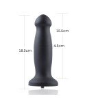 Hismith 7.28 "Plug anale in silicone con sistema KlicLok per Hismith Premium Sex Machine, lunghezza inseribile 6,69", circonfere