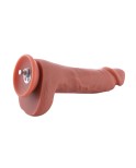 Hismith 21.84cm Dual-density Silicone Dildo for Hismith Premium Sex Machine with KlicLok System, 16.51cm Insert-able Length, 13.