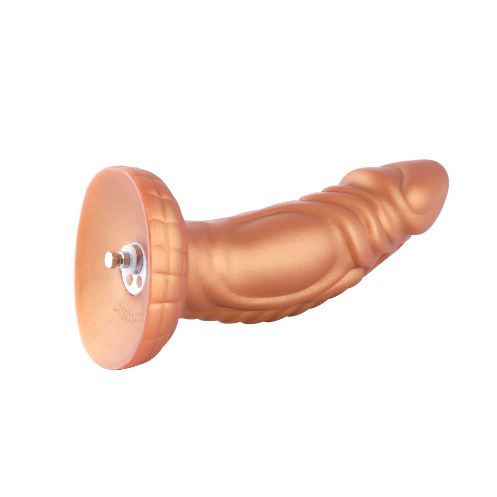 Hismith 8,25 "lehce zakřivené silikonové dildo se systémem KlicLok pro Hismith Premium Sex Machine, 7" vložitelná délka, obvod 6