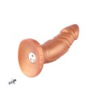 Hismith 8.25 "Lekko zakrzywione silikonowe dildo z systemem KlicLok do seksu Hismith Premium Sex Machine, długość wkładki 7", ob