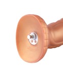 Hismith 8,25 "svakt buet silikondildo med KlicLok-system for Hismith Premium sexmaskin, 7" innsatsbar lengde, omkrets 6,9 "diame