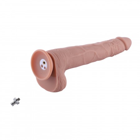 Hismith 29,97 cm extra längd silikondildo för Hismith sexmaskin med KlicLok-system, 24,89 cm infällbar längd, 15,49 cm omkrets, 