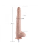 Dildo in silicone extra lungo Hismith 29,97 cm per Sex Machine Hismith con sistema KlicLok
