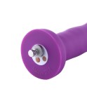 Hismith 6.8" Silicone Dildo, 6.3" Insertable 1.4" Diameter, KlicLok Connector, Purple