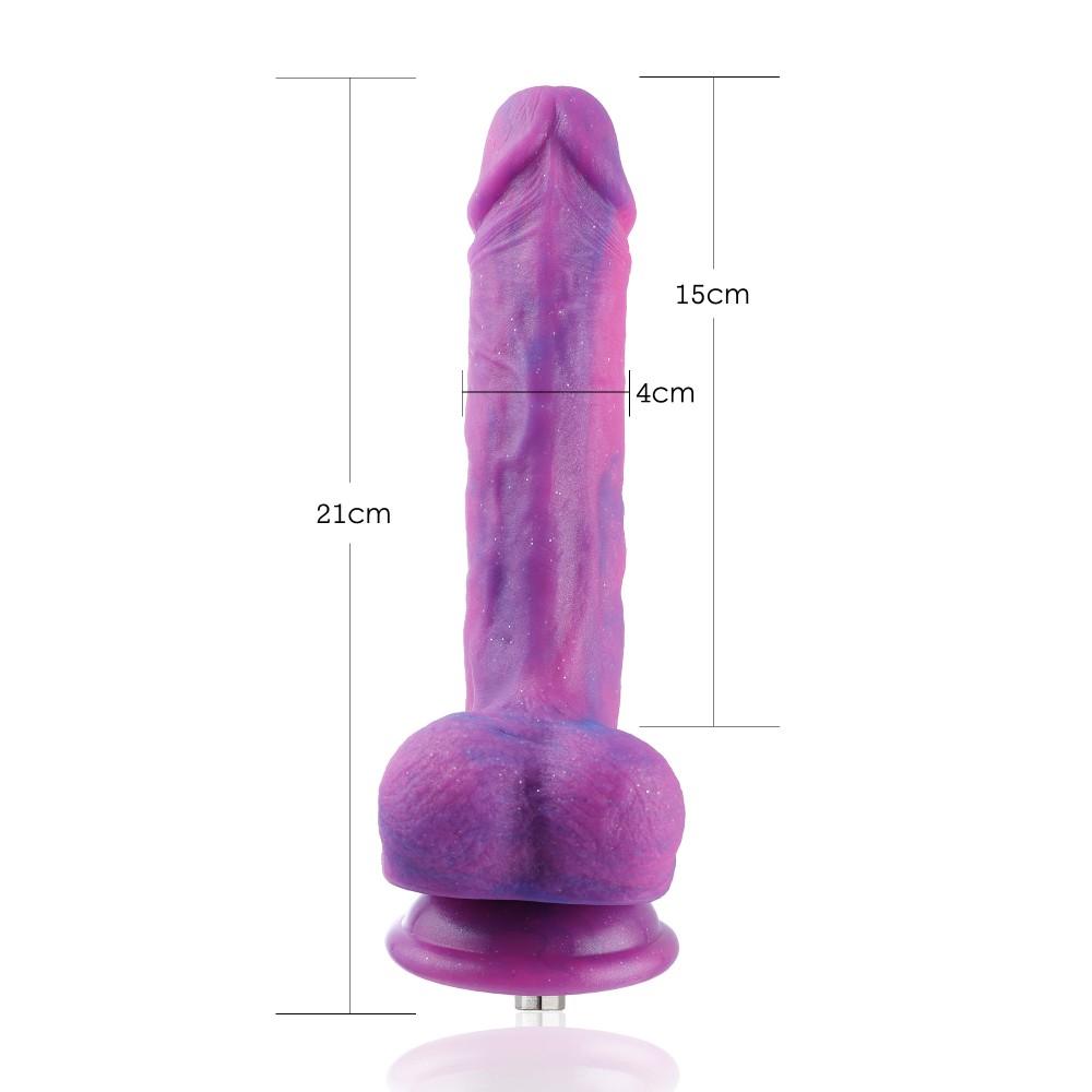 Hismith 8.38 "Silikondildo für Hismith Premium Sex Machine mit KlicLok System