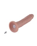 Hismith 26.92cm Leicht gebogener Silikondildo für Hismith Sex Machine mit KlicLok System, 24.89cm Einstecklänge, 17.98cm Umfang,