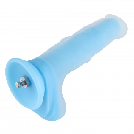 Dildo luminoso Hismith 8 ", dong in silicone che cresce nel buio con sistema KlicLok