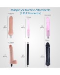 Hismith Basic Sex Machine Bundle til kvinder med 5 dildoer Hismith Basic Sex Machine Bundle til kvinder med 5 dildoer