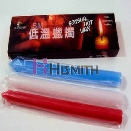 Naughty Low Temperature Candles Set (3-Pack/Assorted Color)