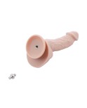 Hismith 7,87 "Dual-Density Realistic Dildo, 6,3" Inertable Länge, Min / Max Breite: 1,73 "/ 1,65" mit Vibration und Heizung Klic